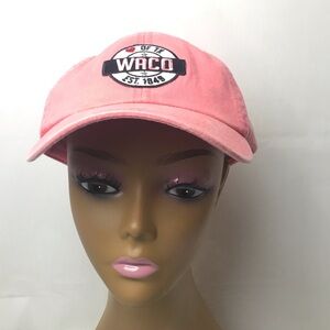 Waco Texas Pink Adjustable Strapback Hat Cap